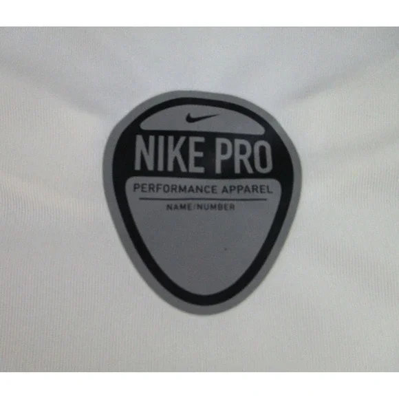 Nike Pro Fit Dry T Shirt‎ Mens XL White Short Sleeve Performance Training Active